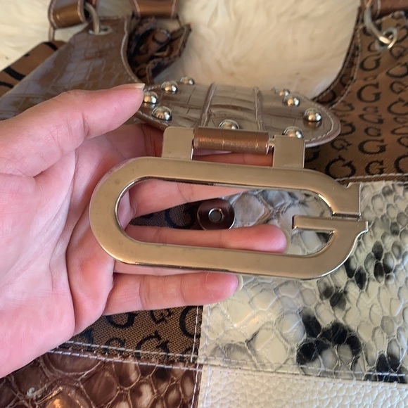 VINTAGE🧚♀️D-FUSION Rare Find Patchwork Large Size Handbag - Picture 5 of 14